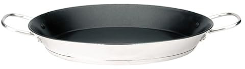 IBILI - Paellera bistrot - 40 cm - Acero inoxidable - Antiadherente - 9 raciones - Apto para induccion