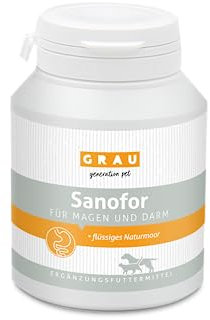 GRAU - l’Original - Sanofor, Tourbe médicinale pour favoriser la Flore intestinale, vitaliser la muqueuse et la Flore intestinales, Pack de 1 (1 x 5 kg), complément Alimentaire pour Chiens et Chats