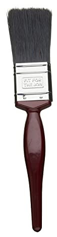 Fit For The Job Pinceau Tout Usage à Poils Mixtes de 38 mm pour Une Finition Lisse avec des peintures-émulsions à Aspect Brillant et satiné sur Les Murs, plafonds, Meubles, Bois et métal