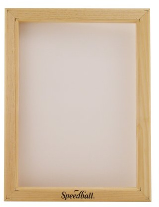 Speedball 110 Monofilament DIY Printing Screen Frame 16 x 20, Wooden, Essentials Accessories, Print Making Printing Kit, Screen Printing, Print Making