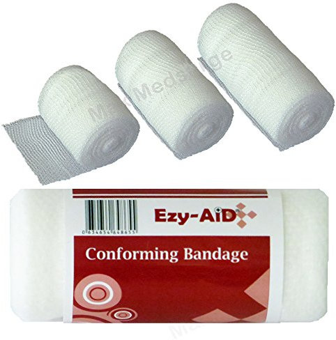 Conforming Bandage 5cm x 4m First Aid x 10 Pack