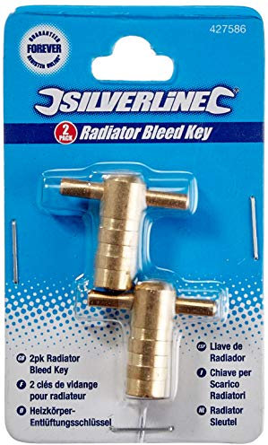 Silverline Radiator Bleed Key 2pk Pair (427586)