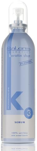 SALERM - Sérum Capilar - Sérum Keratin Shot Finish - 100 ml - Toque Final del Keratin Shot - Acondicionamiento y Brillo - Anti Frizz - Repara las puntas Abiertas - Elimina la Electricidad Estática