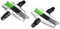 XLC Unisex – Erwachsene Bremsschuhe Cartridge V-Brake BS-V06 4er Set 72 mm, Grau, Schwarz, Grün, Silber, One Size
