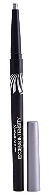Max Factor Excess Intensity Longwear Eyeliner Silver – Wasserfester Eyeliner zum Drehen – Für den perfekten Lidstrich – Farbe Silber – 1 x 2 g