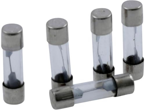 PW Fuse, Glas, 25mm, 10Amp, Durchsteckmontage, 5er Pack