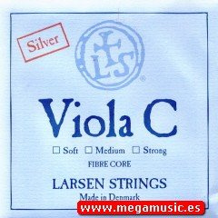 CUERDA VIOLA - Larsen (Sintetico/Plata) 4ª Medium Viola 4/4