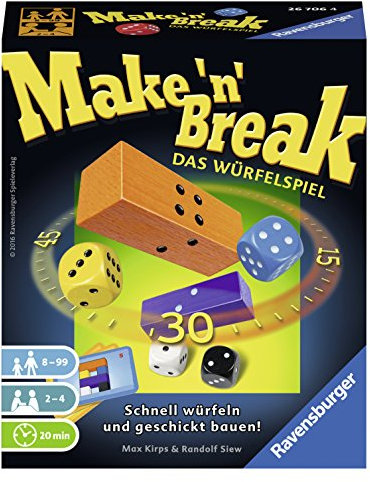 Ravensburger Spiele 26706 - Make und Break Würfelspiel