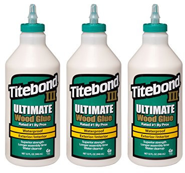 Titebond 3x Ultimate III Holzkleber 946 ml, Wasserdicht, Flüssig, Hellbraun