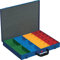 EuroPlus Pro >M< 44L-23, blau, Kleinteilekoffer-Metall, bunt