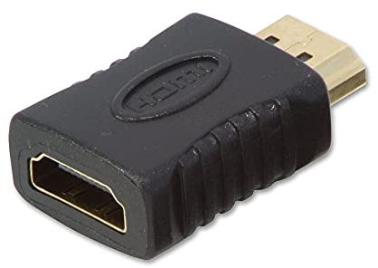 Lindy HDMI CEC Less Adapter Type A Male to Type A Female, Remove CEC Line Termination Pin 13 Compatibility Fix Problem Solver EasyLink SimpleLink Anynet+ BRAVIA Sync HDMI-CEC