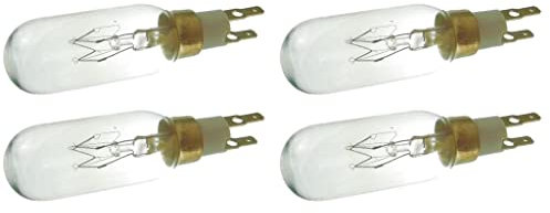 Ufixt 4 x Fits Whirlpool American Style T Click 40W 240V Fridge Freezer Bulb Lamp