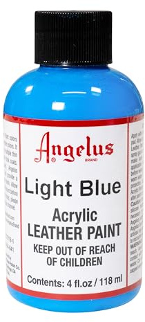 Angelus Leather Paint 4 Oz Light Blue