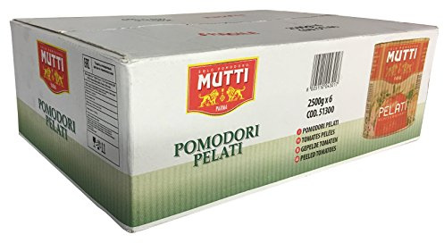 MUTTI Pelati (6 x 2500g) - (ATG: 6 x 1500g) geschälte Tomaten
