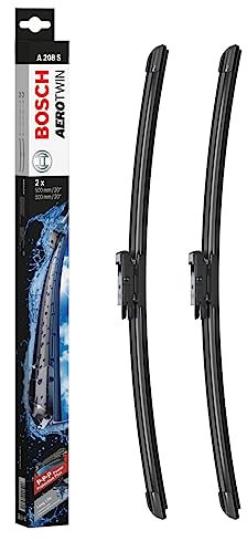 Bosch Wiper Blade Aerotwin A208S, Length: 500mm/500mm − Set of Front Wiper Blades