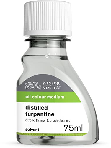 Winsor & Newton Distilled Turpentine, 75ml (2.5-oz) Bottle