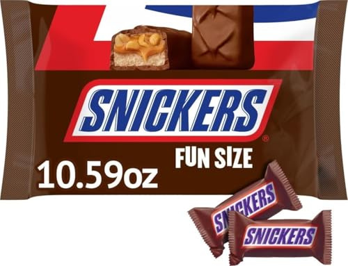 SNICKERS Fun Size Chocolate Bars Halloween Candy| 10.59-Ounce Bag