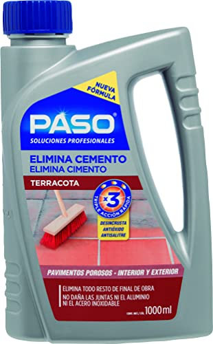 Ceys - Elimina Cemento Terracota - Elimina el cemento y mortero en suelos porosos - 1000 ml