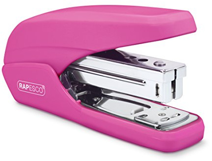 Rapesco 1384 X5-25ps Grapadora de Menor Esfuerzo, Capacidad para 25 Hojas, Fucsia
