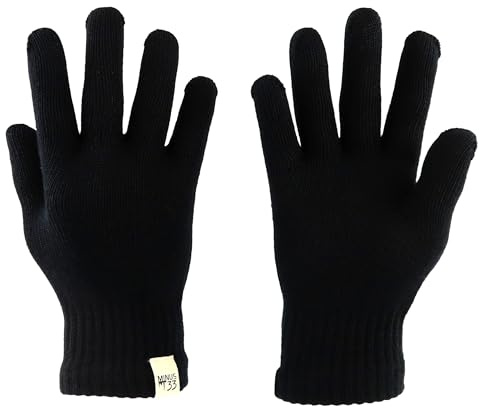 Minus 33 Merino Wool Sottoguanti, Strato di Base Caldo, Guanti da Sci, 3 Stagioni, Diversi Colori e Dimensioni
