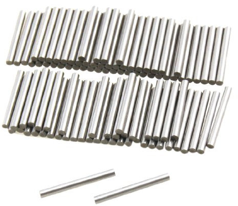 Sourcingmap 100 Pcs Stainless Steel 1.8mm x 15.8mm Dowel Pins Fasten Elements