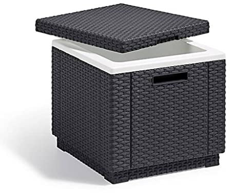 ICE-Cube Kühlbox, graphit Geflechtoptik