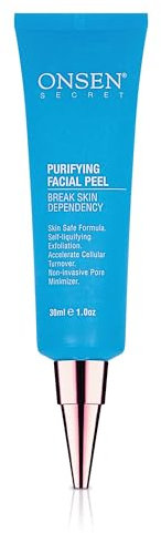 Onsen Secret Exfoliating Peeling Gel - Daily Gentle Face Exfoliator, Dark Spot Remover, Organic Facial Peel for Sensitive Skin, Natural Whitening Peeling Gel for Women