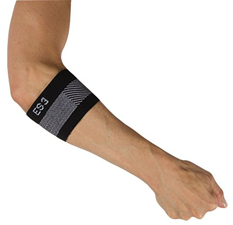 OrthoSleeve, Tutore Epicondilite Gomito Ortopedico a Compressione Graduata ES3, Tutore Gomito del Tennista, Fascia Gomito per Alleviare il Dolore all’Avambraccio e il Gonfiore, Taglia M