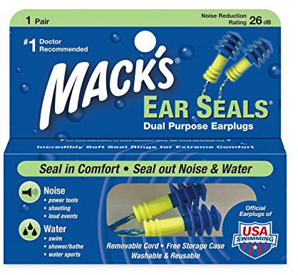 Mack's Ear Seals Ear Plugs with Removable Cord, 3 Count