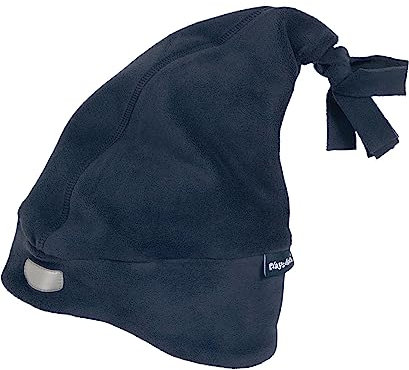 Playshoes Unisex Kinder Fleece-Mütze Wintermütze, Zipfelmütze marine, 51cm