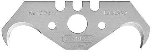 Stanley 1-11-967 - Set de 100 hojas de cuchillo doble gancho para moquetas