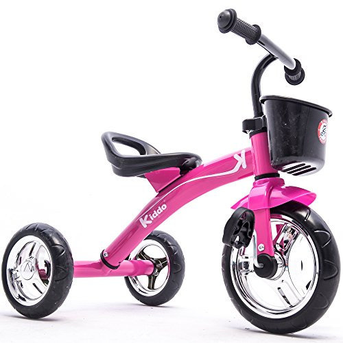 Kiddo Rosa 3 Wheeler intelligentes Design Kids Kind Kinder Trike Dreirad Rutscher Bike 2-5 Jahre neu - Rosa