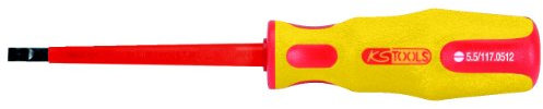KS Tools 117.0512 Destornillador ERGOTORQUE VDE, ranurado, 5,5 mm