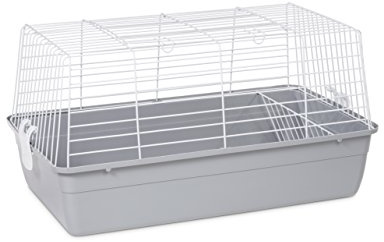 Prevue Pet Products Carina Animal Tubby - Small Animal Cage for Guinea Pigs, Dwarf Rabbits, Indoor and Outdoor Use, Lightweight, Travel Friendly Enclosure - Small, Gray