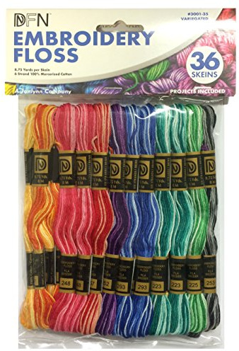 Janlynn Corp. 000-3001-35 Variegated Embroidery Floss Pack