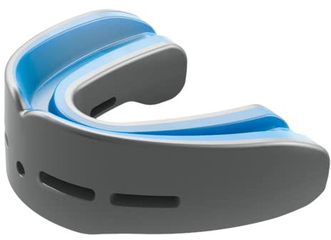 ShockDoctor Erwachsene Mundschutz Nano Double, Carbon, 11+