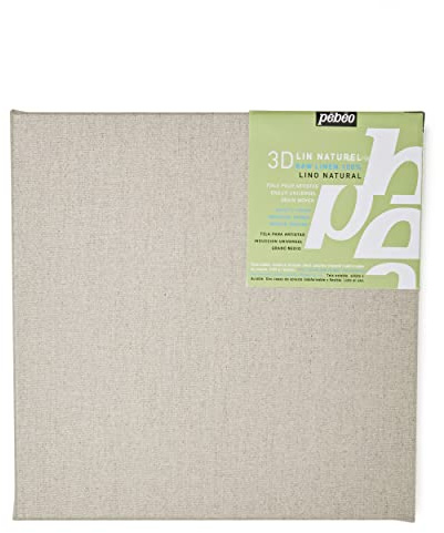 Pébéo 795501 Peinture 1 Châssis 3D Lin Naturel