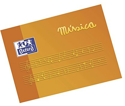 Oxford 100104854 Lot de 20 cahiers de musique agrafés A5