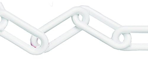 Faithfull 8mm 12.5m Plastic Chain - White