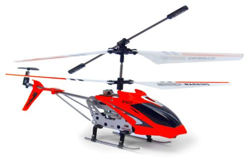 Syma-S107G Helicóptero con giroscopio, para adultos/unisex. Color Rojo (5090)