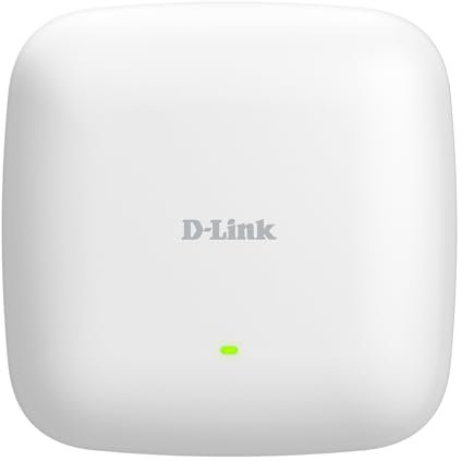 D-Link DAP-X3060 Nuclias Connect AX3000 Wi-Fi 6 Dual-Band PoE Access Point (2.5G Ethernet, MU-MIMO, WPA3, Fast Roaming, Wand/Mast-Befestigung, Free Central Management)