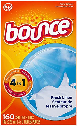 Bounce Fresh Linen Fabric Softener Sheets 160 Count