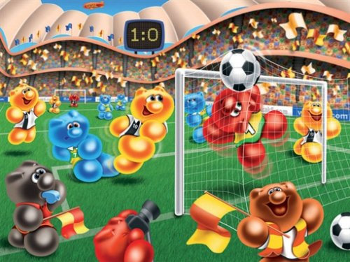 Ravensburger 15346 - Gelini: Schuss und Tor! - 1000 Teile Puzzle