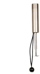 Schirmhalter edelstahl in Titan-Optik Universal zum Verschrauben oder zum Stecken auf Golf Trolley mit Ø 8mm Gewindebohrung oder mit Ø 9-10mm Blankobohrung