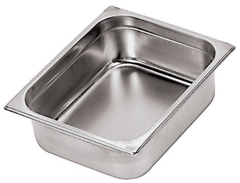 PADERNO 14105-10 - Bacinella serie Gastronorm de acero inoxidable, 32 x 26,5 cm