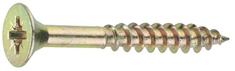 Connex KL3134540 - Viti per truciolare a testa Pozidriv, 4,5 x 40 mm, zincate, contenuto 1000 g