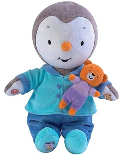 Jemini | Peluche Interactive T’choupi | Licence Officielle | 3 Histoires Audio | Zones Tactiles pour Déclencher les Histoires | Doudou D'Éveil | Piles Fournies | Idée Cadeau Enfant Dès 12 mois +