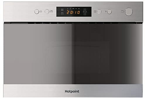 Hotpoint 22L 750W Built-in Microwave with Grill - Stainless Steel