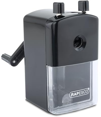 Rapesco R94000B2 Tisch-Bleistiftanspitzer Modell 94, Schwarz