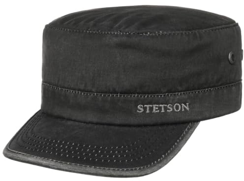 Stetson Datto Gorra Militar Unicolor Hombre Otono Invierno